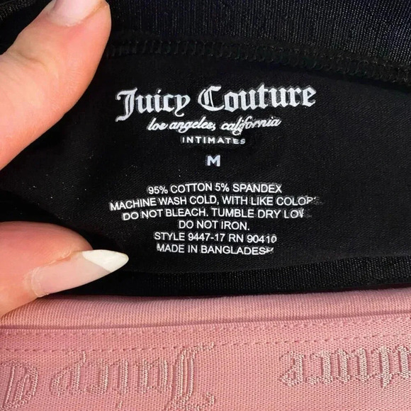Juicy Couture Cotton Brief 5 Piece Underwear Panty Set NWT size Medium - Picture 5 of 7